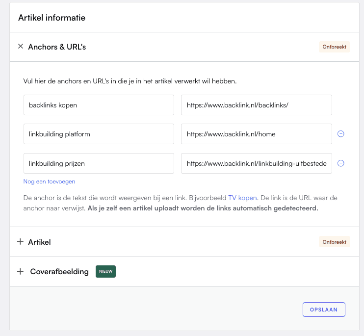 Foto van een checkmark