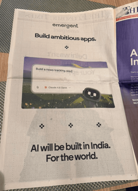 Emergent Print Creative Featured on The Economic Times