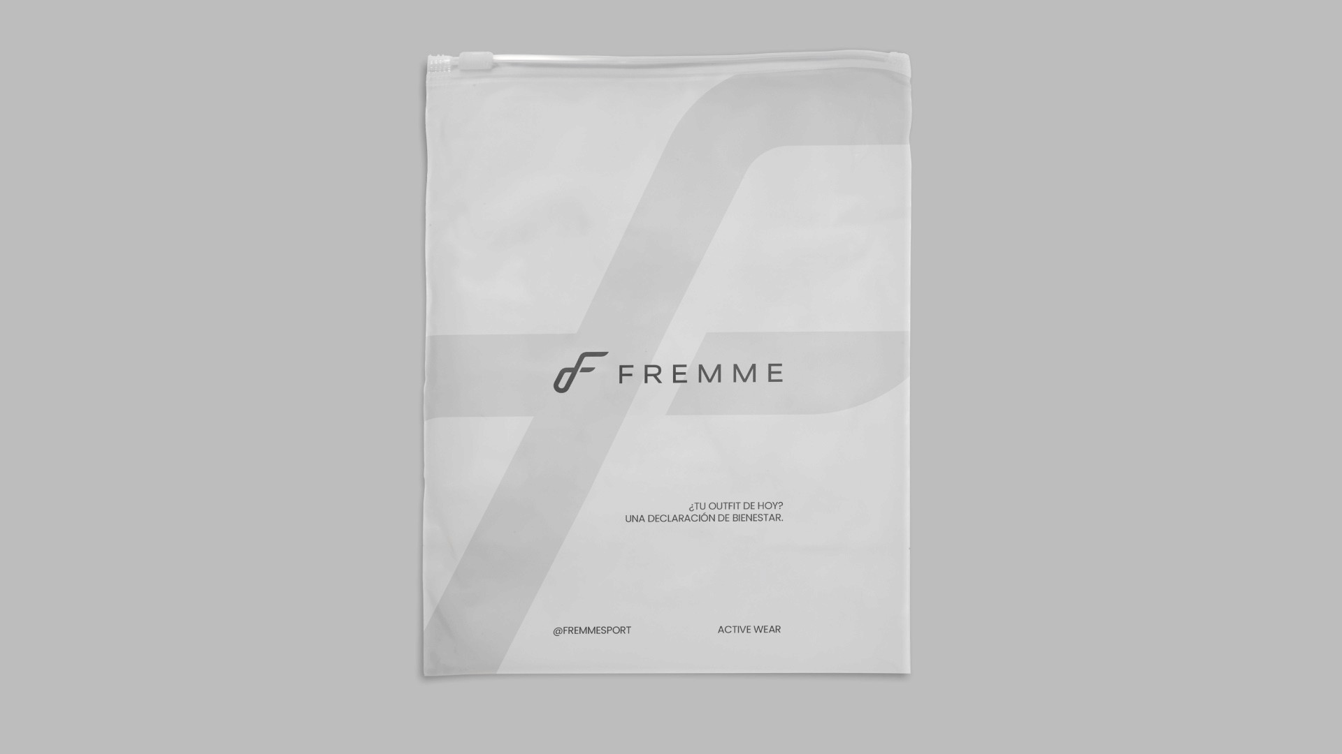 Diseño de papelería y aplicaciones gráficas para Fremme Activewear – Lagom Studio.