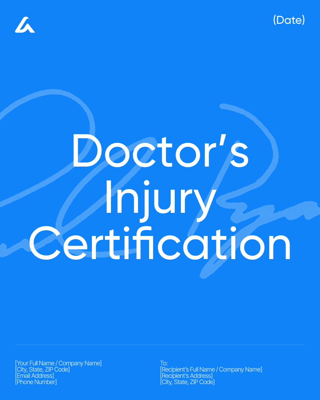 Doctor’s Injury Certification