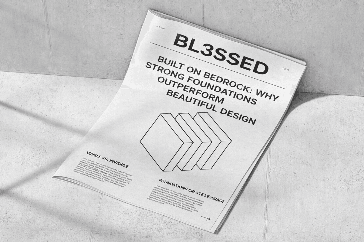 Built on Bedrock: Why Strong Foundations Outperform Beautiful Design