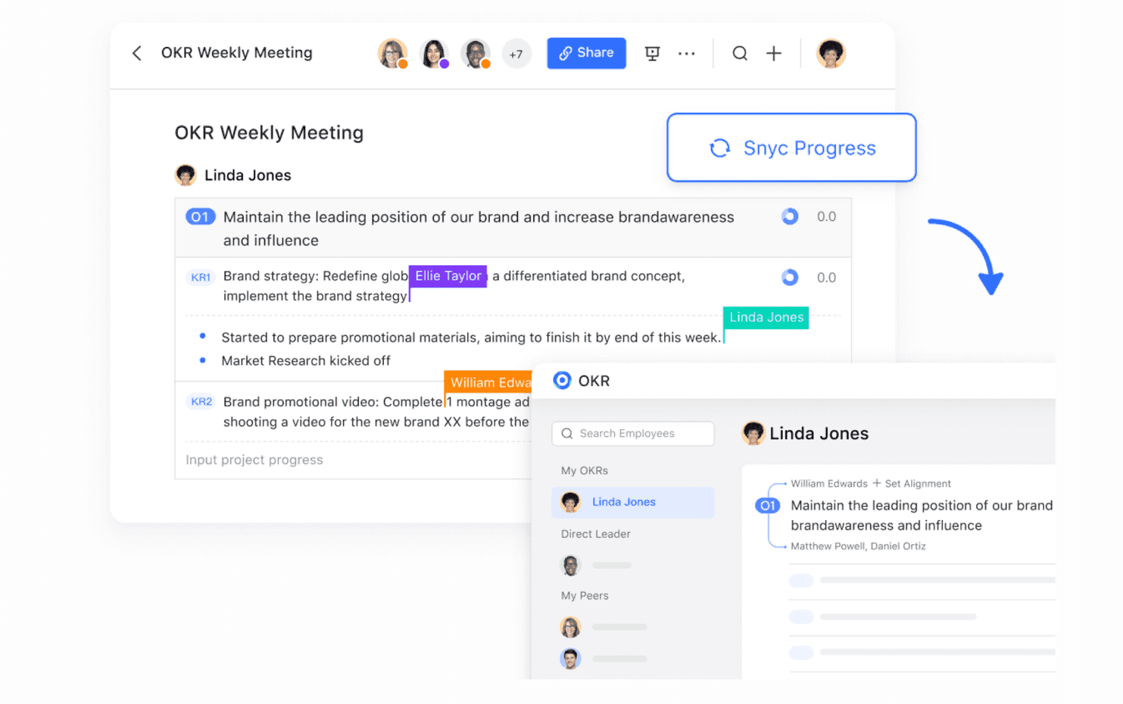 okr overview in Lark