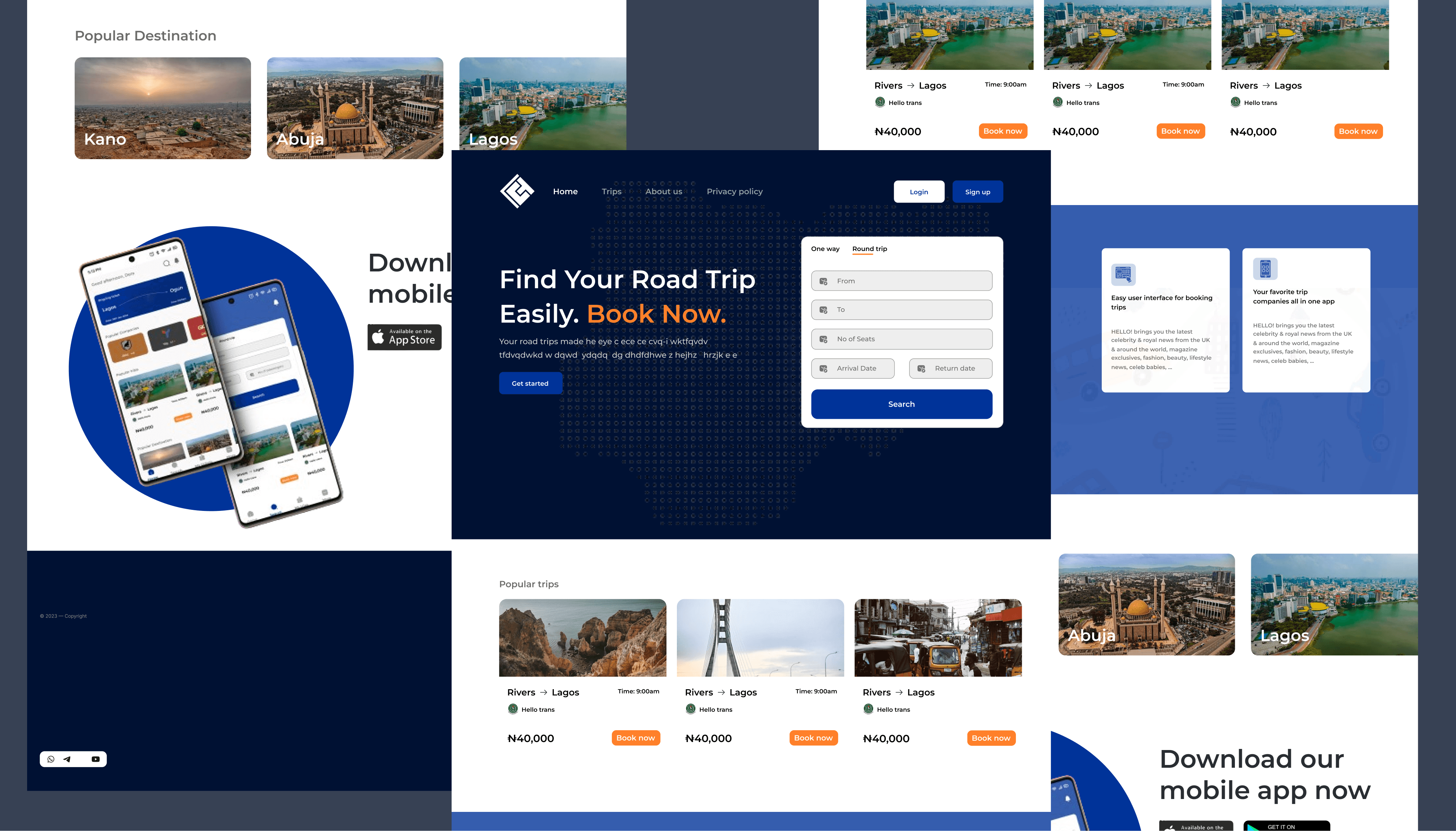QuickLogistics Landing Page