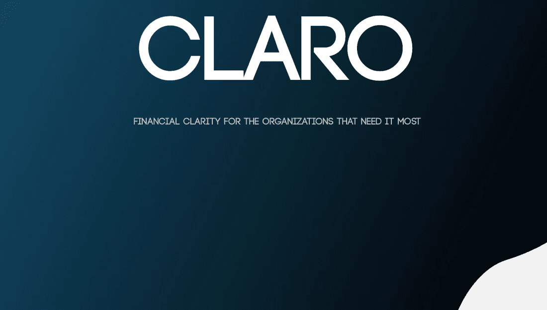 An image of Claro dashboard