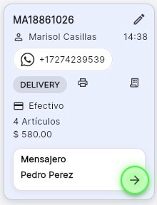 Dashboard yippeeka delivery