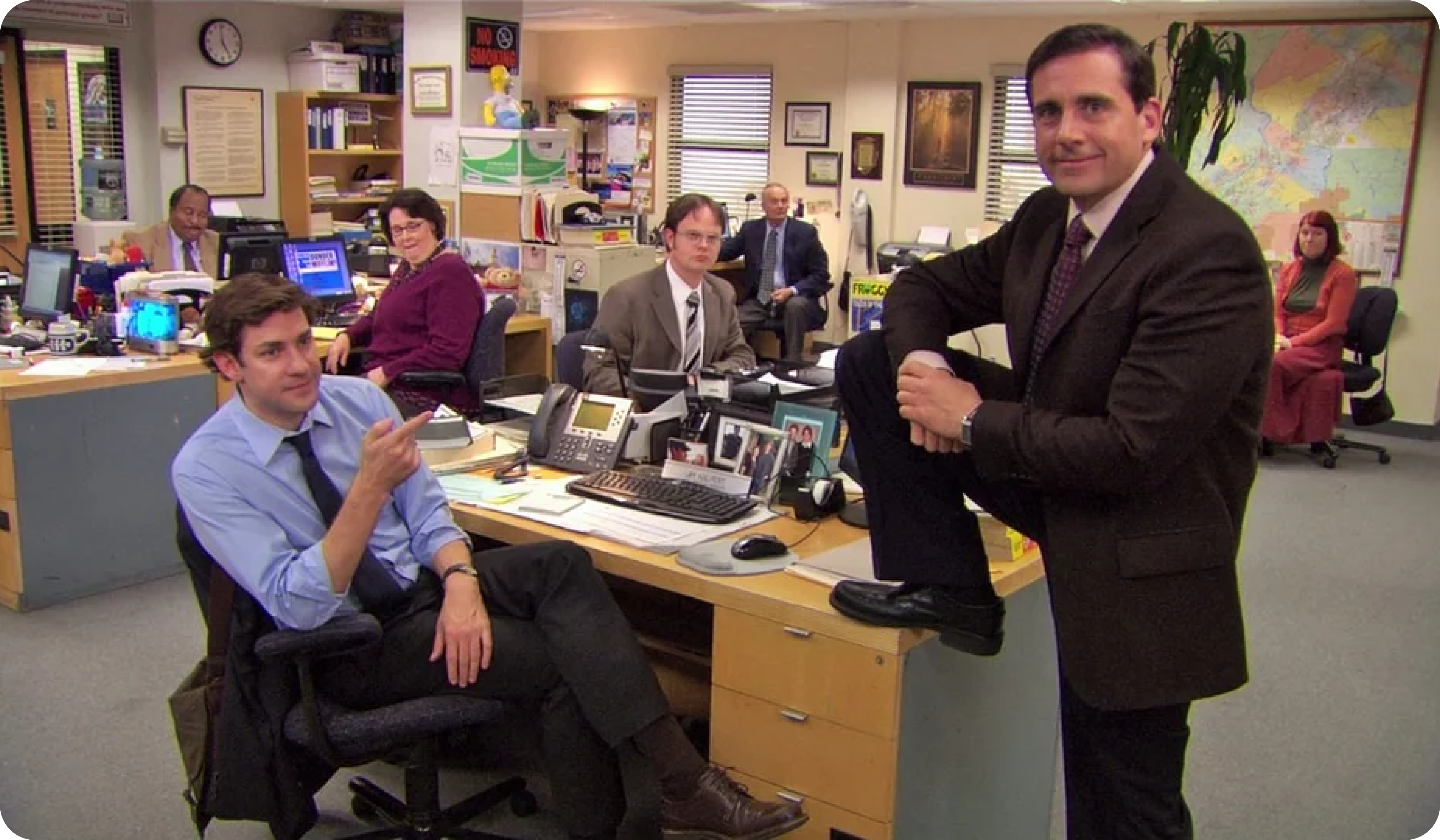 The Office zoom background