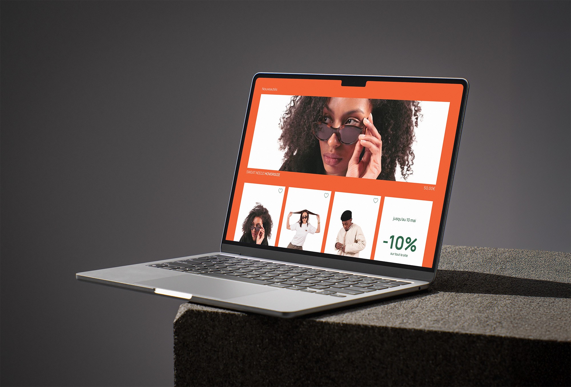 Vue des produits mettant en avant ules nouvelles collections