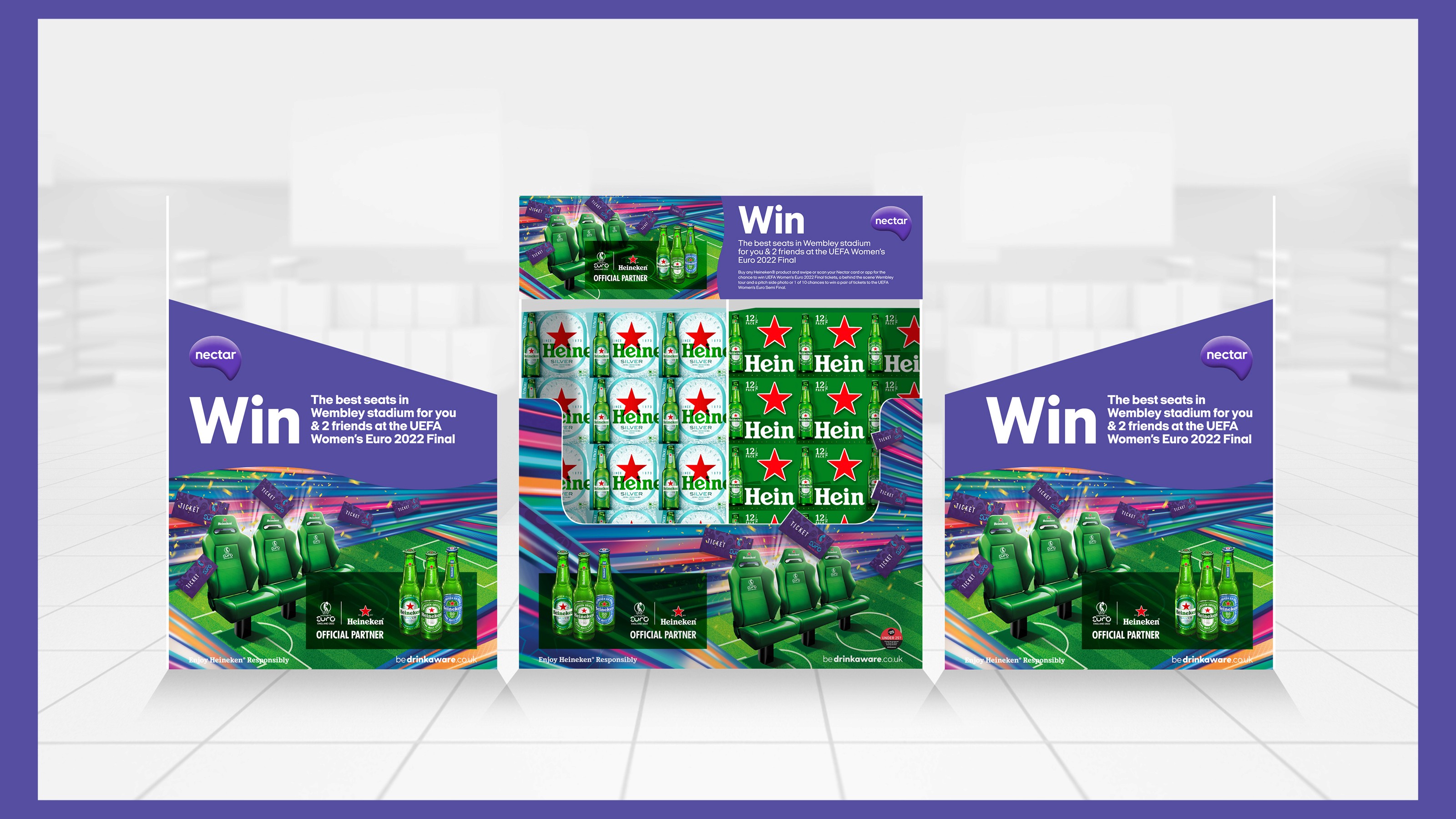 Modern home office setup with a monitor, ergonomic chair, keyboard, and indoor plants near a window with blinds.