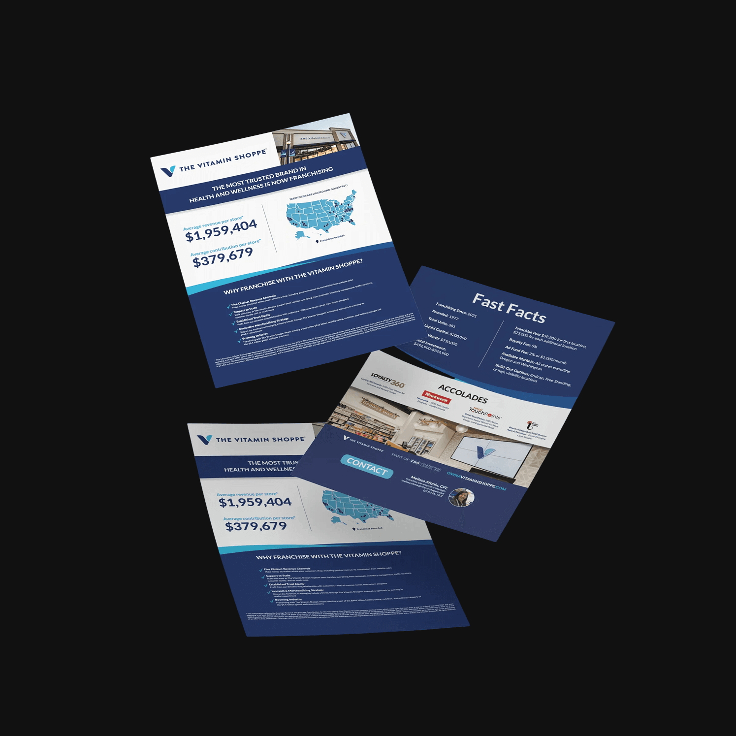 Example work of branding design