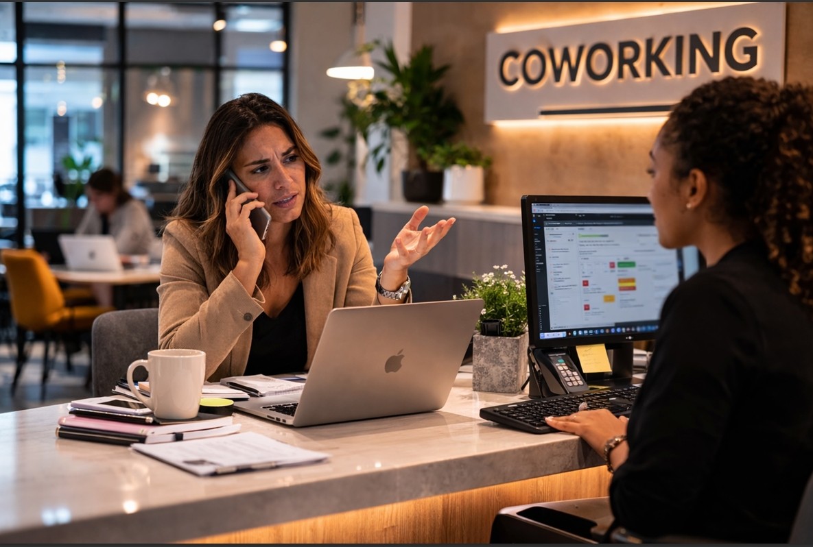 A modern brick house with a two-car garage, well-manicured lawn, and clear blue sky in the background.
