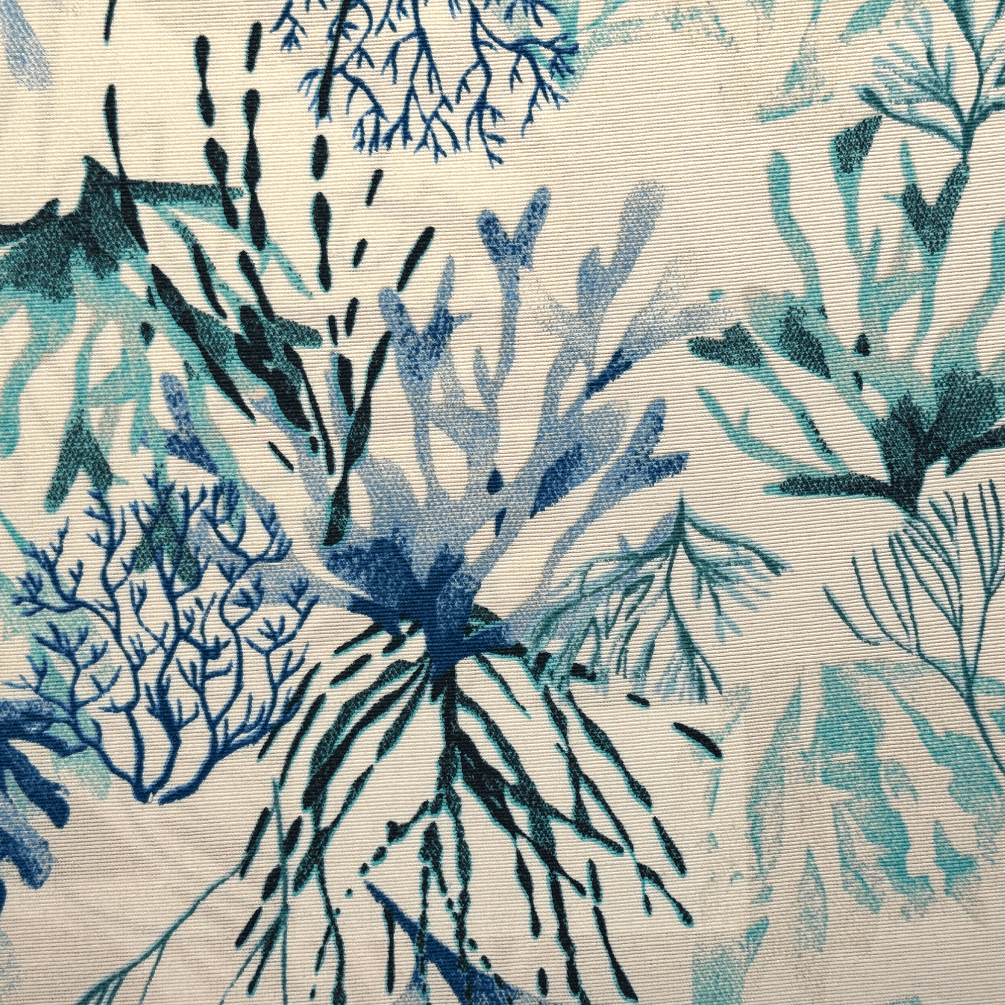 Tecido Acquasummer impermeável estampado Corais Tifani 530