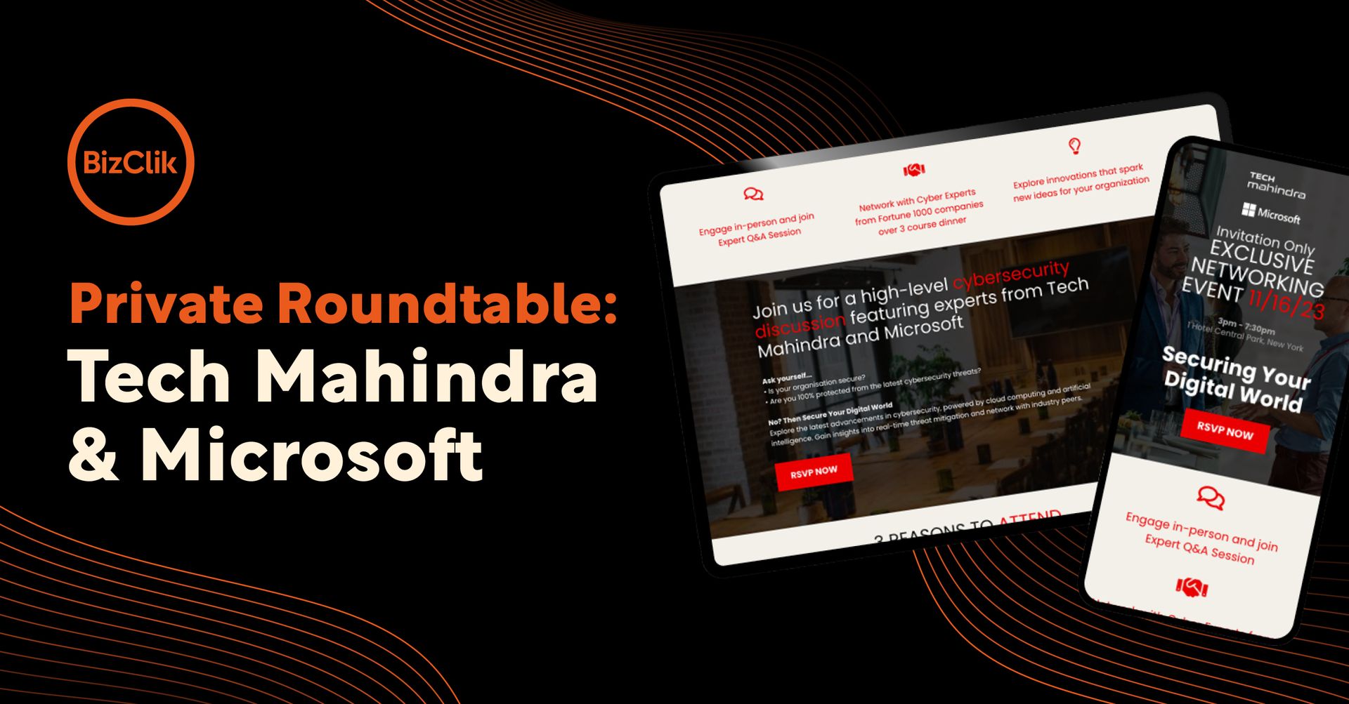 Tech Mahindra & Microsoft Private Cybersecurity Roundtable with BizClik | Case Study