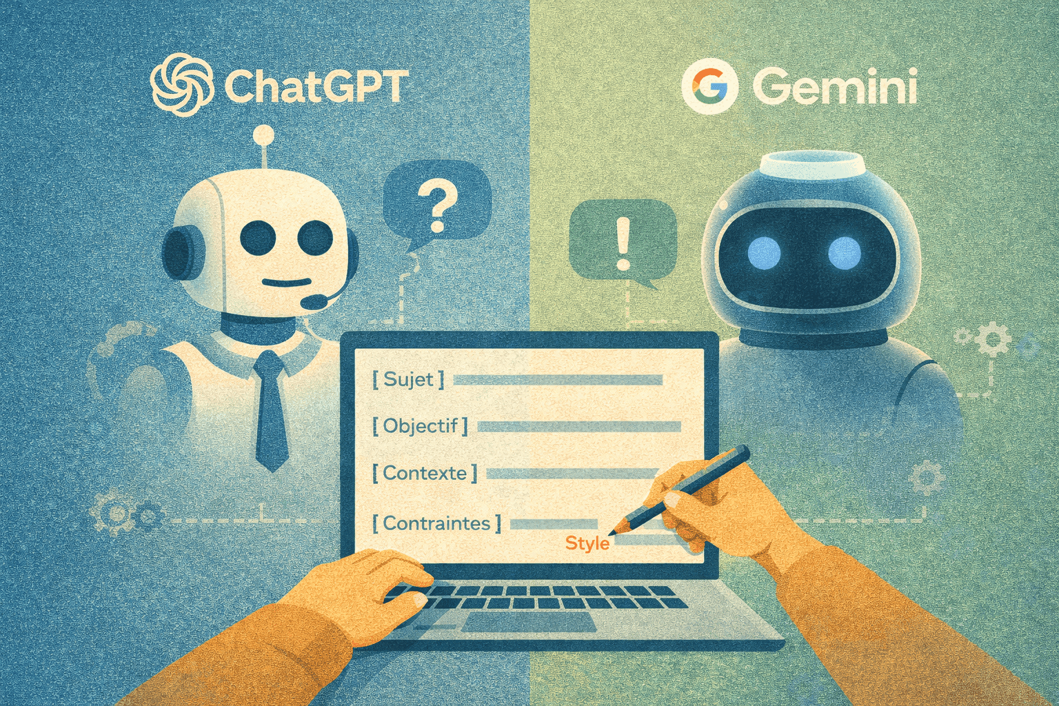 Comment rédiger un bon prompt sur ChatGPT et Gemini ?