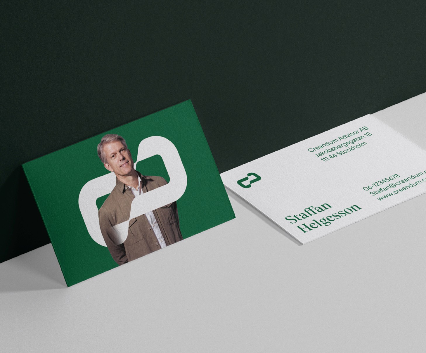 Businesscard design Creandum by Typefool