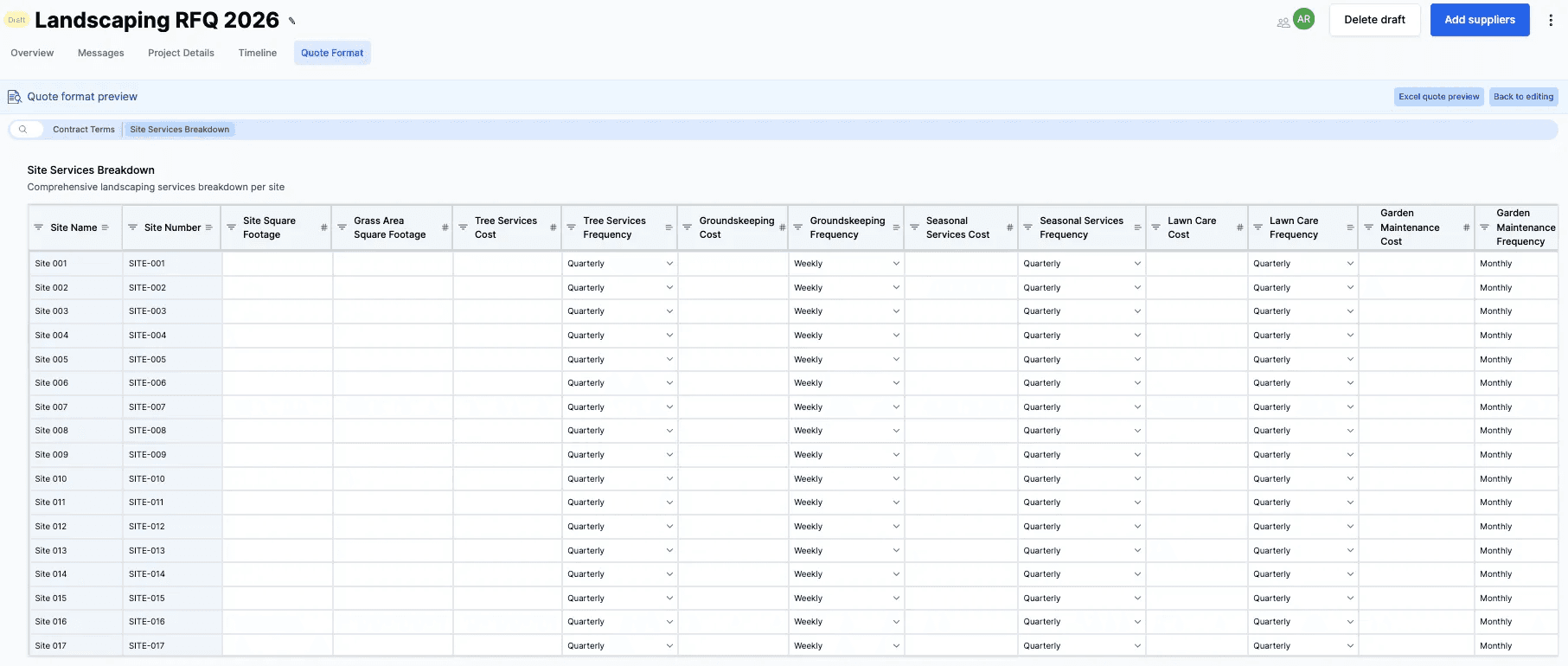 bill of materials management