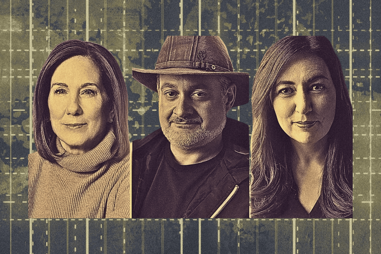 Kathleen Kennedy, Dave Filoni, and Lynwen Brennan