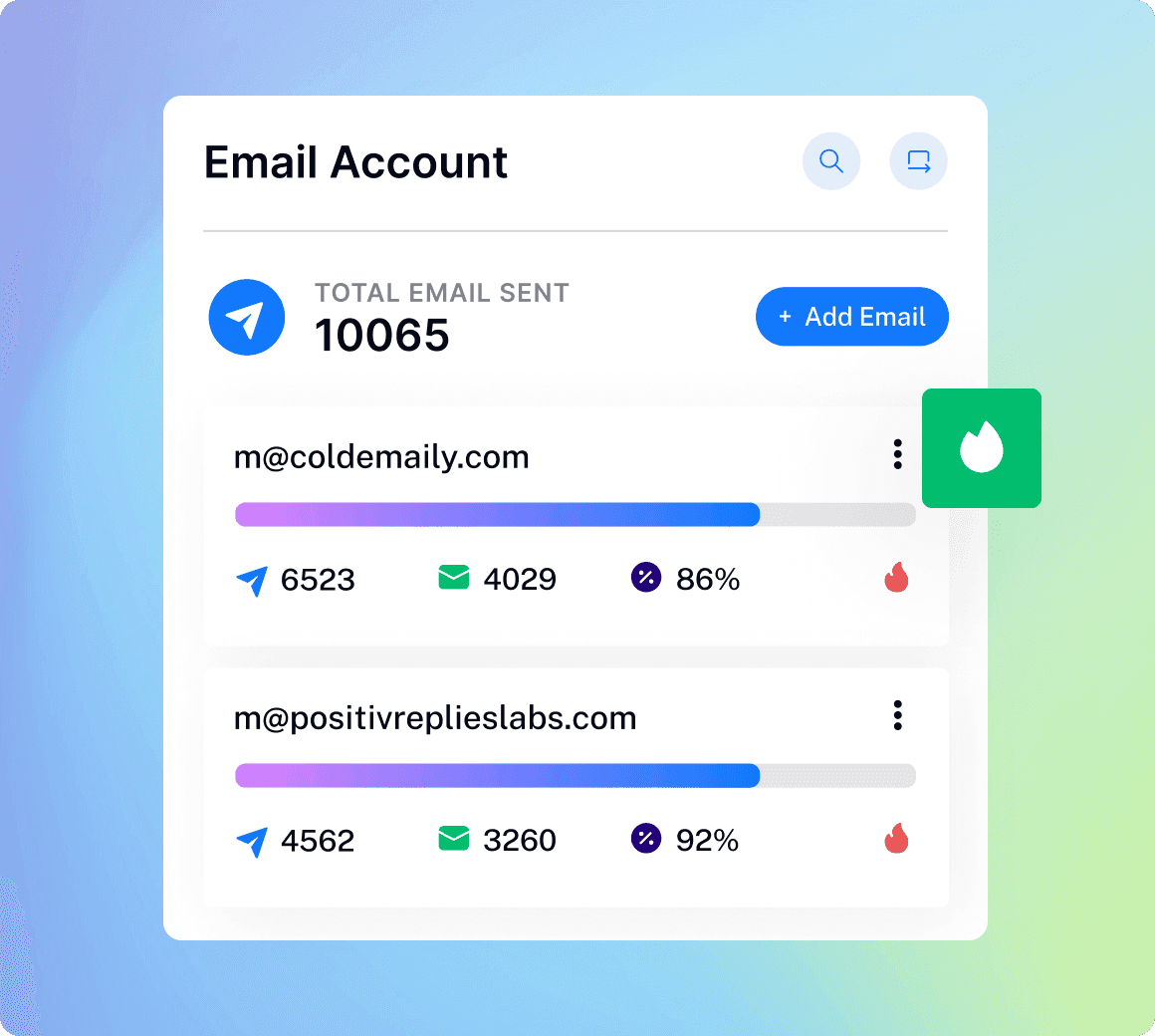 Unlimited Cold Email accounts with Instantly.ai