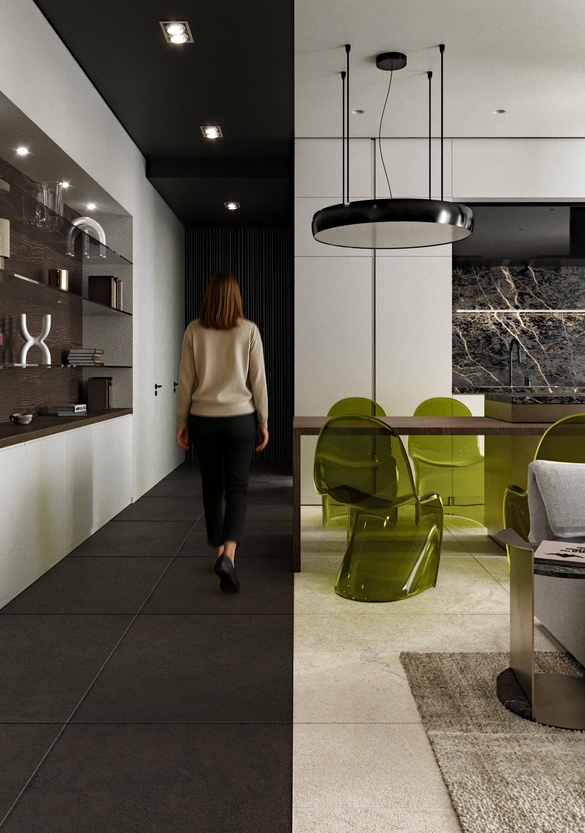 Close-up of evergreen foliage, showcasing vibrant green needles densely packed together.