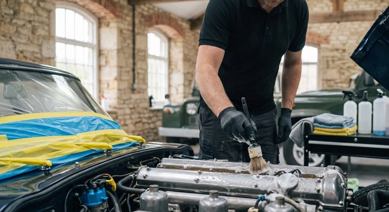 Engine bay wash