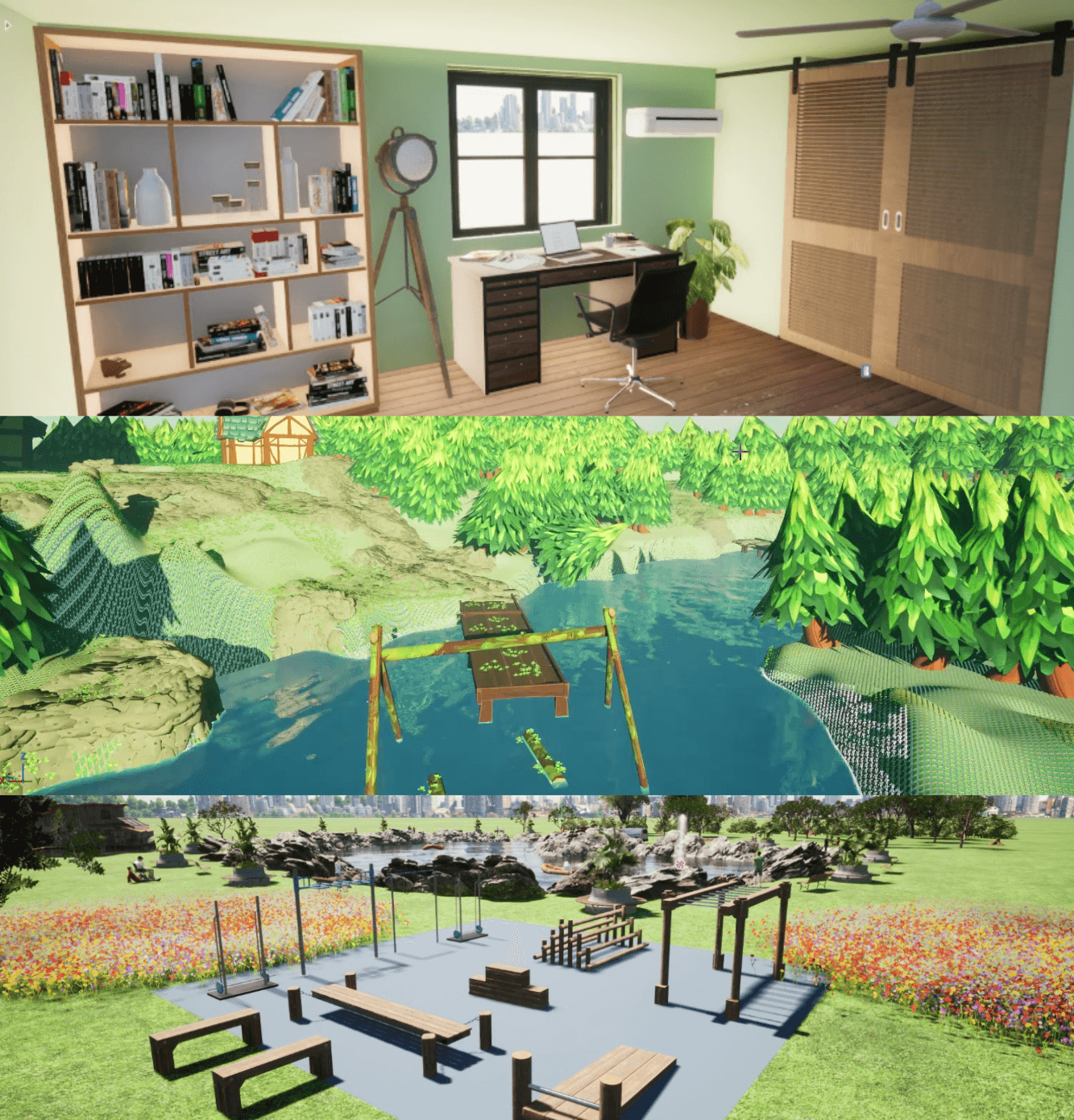 Examples of student design in unreal engine