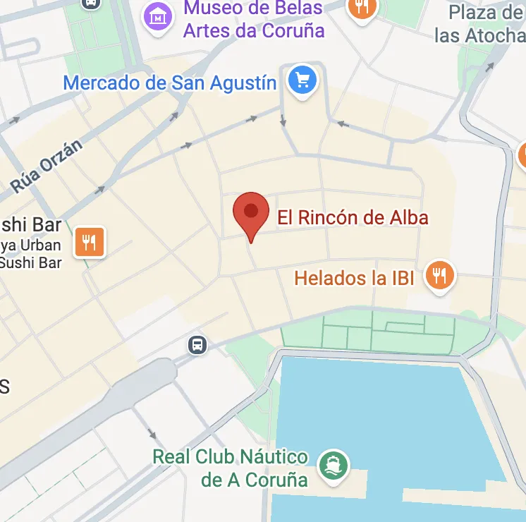 carte google map avec un marqueur
