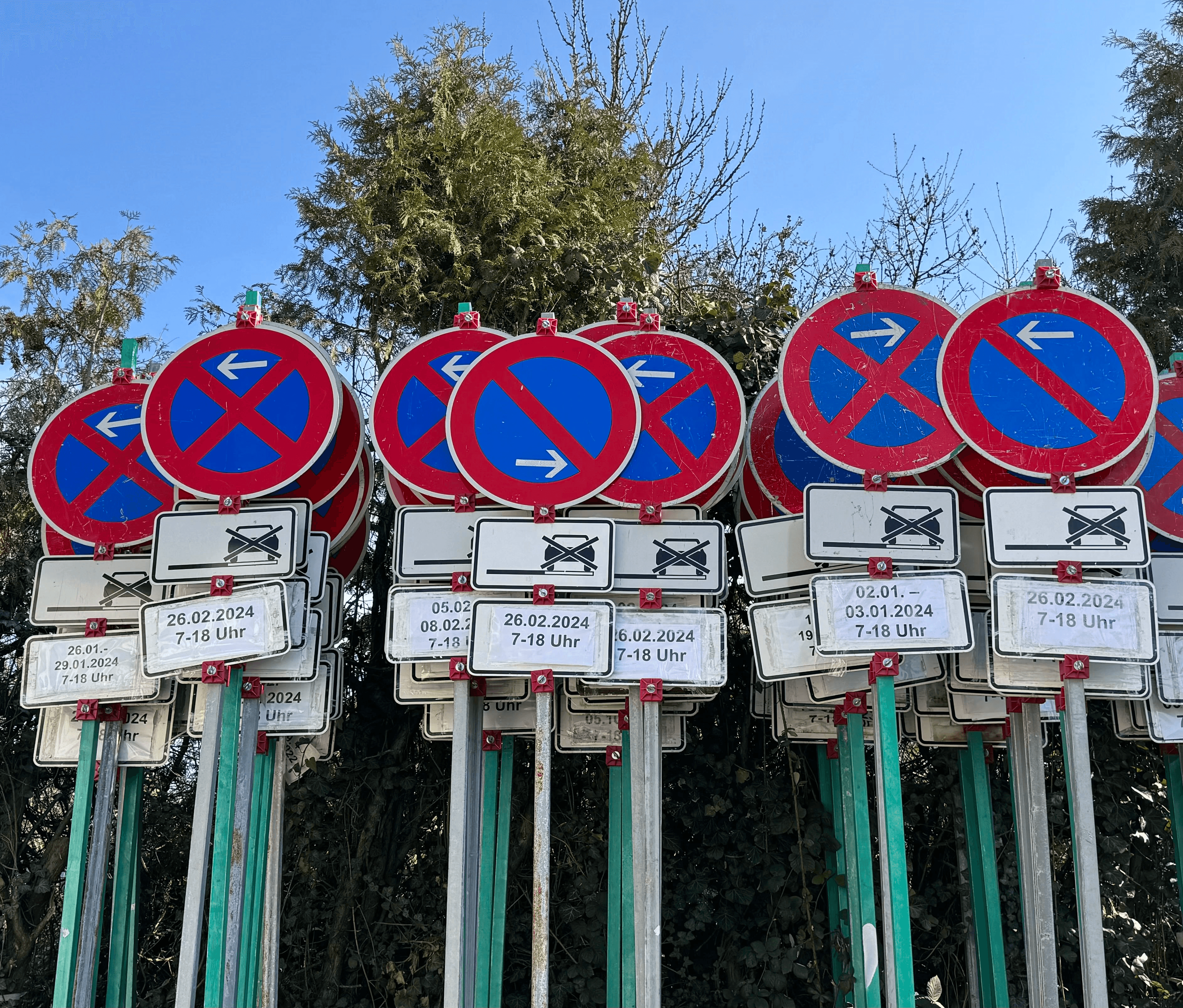 Halteverbotszone für Ihren Umzug