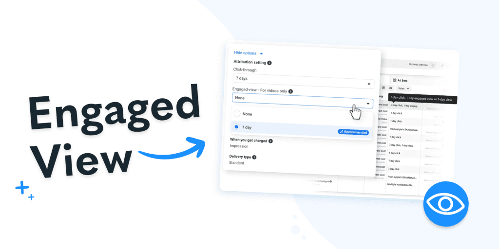 Engaged view in Meta Ads.