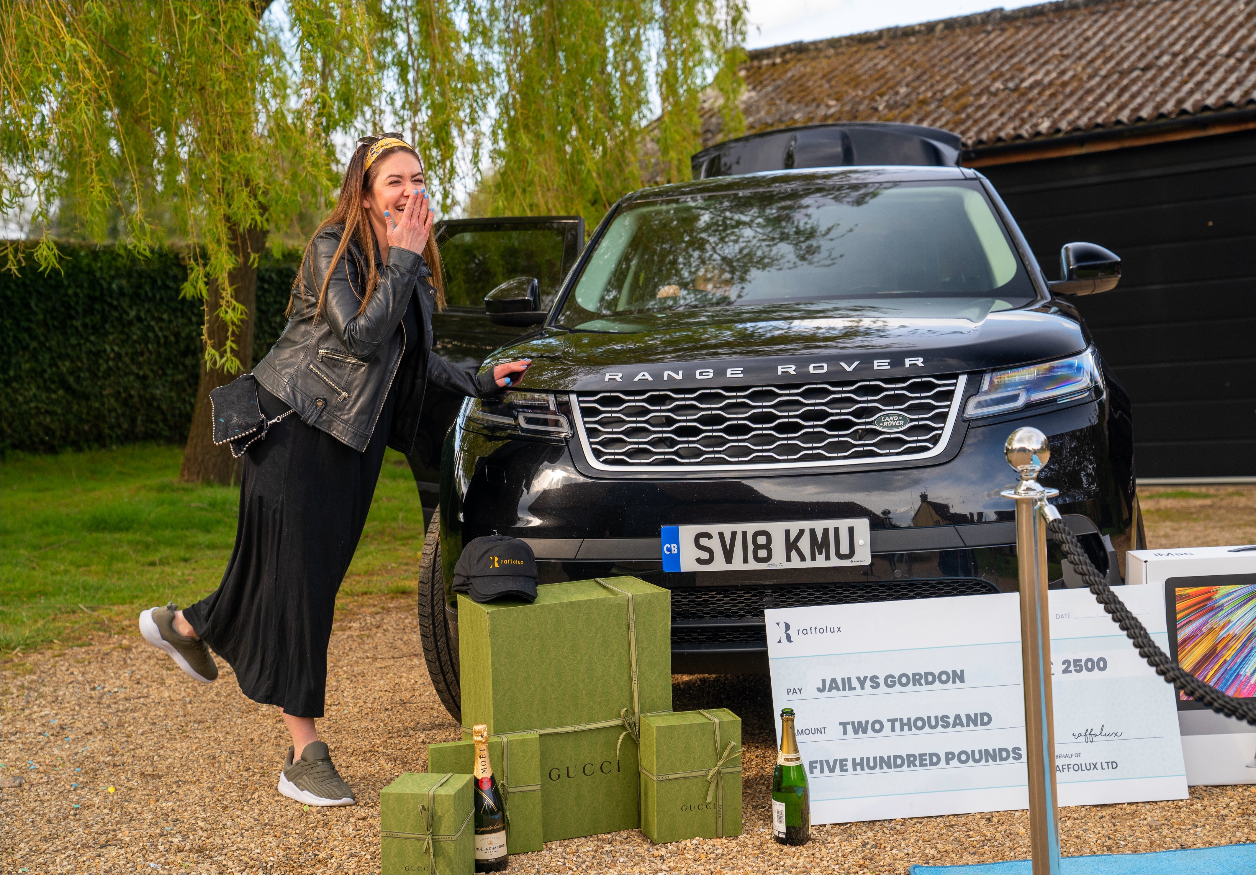A woman of color doing yoga