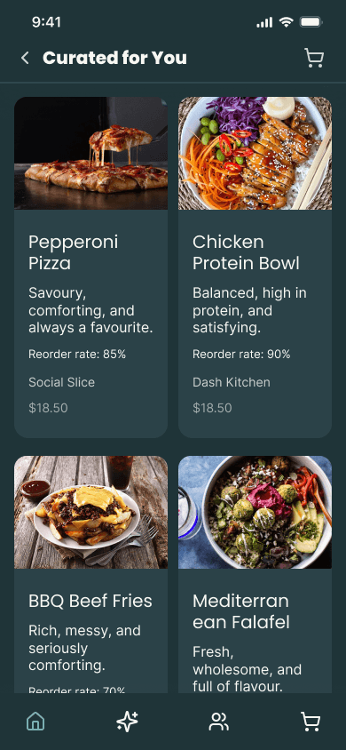 Curated Restaurants