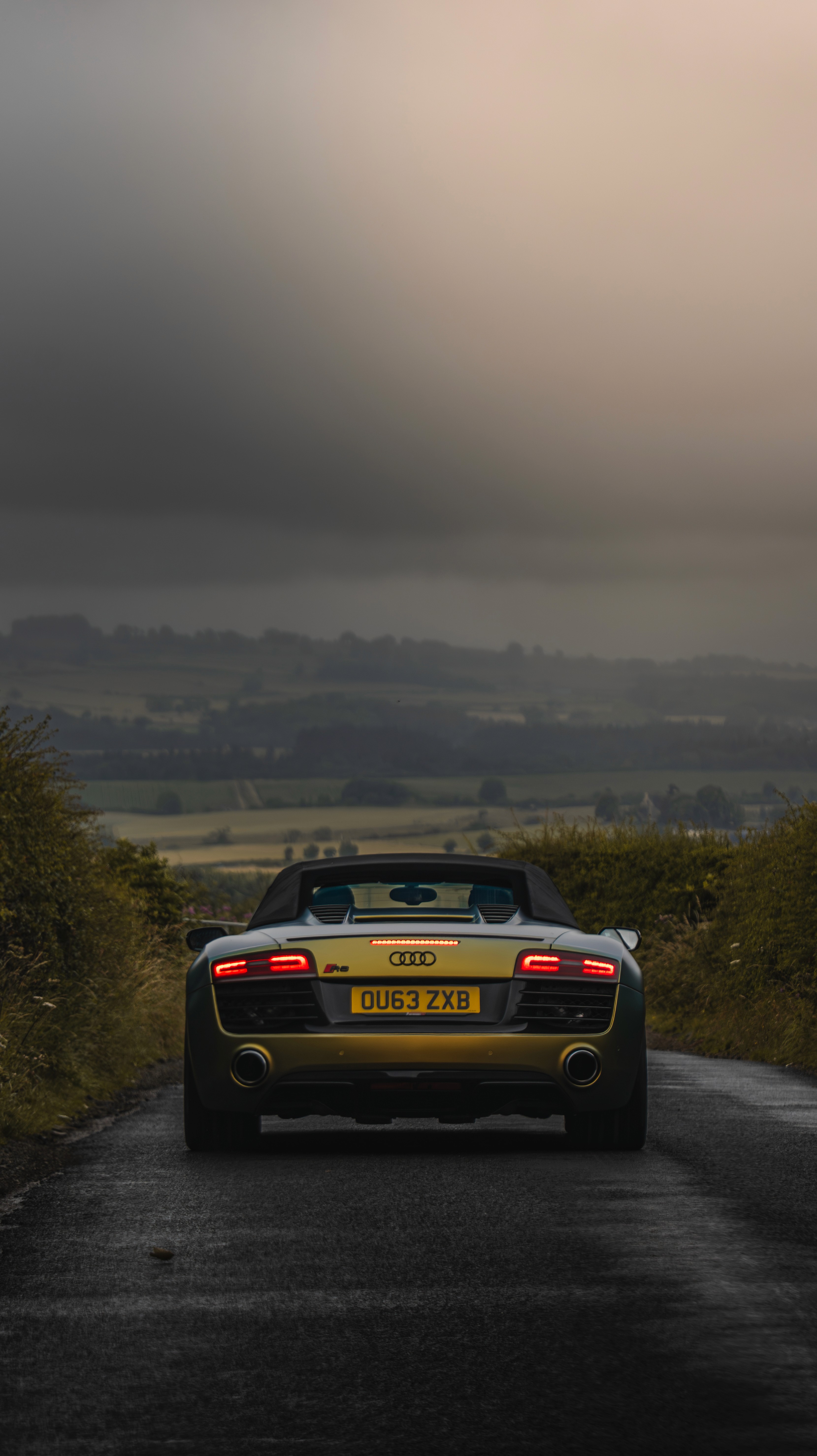 Audi R8 shoot in the countryside