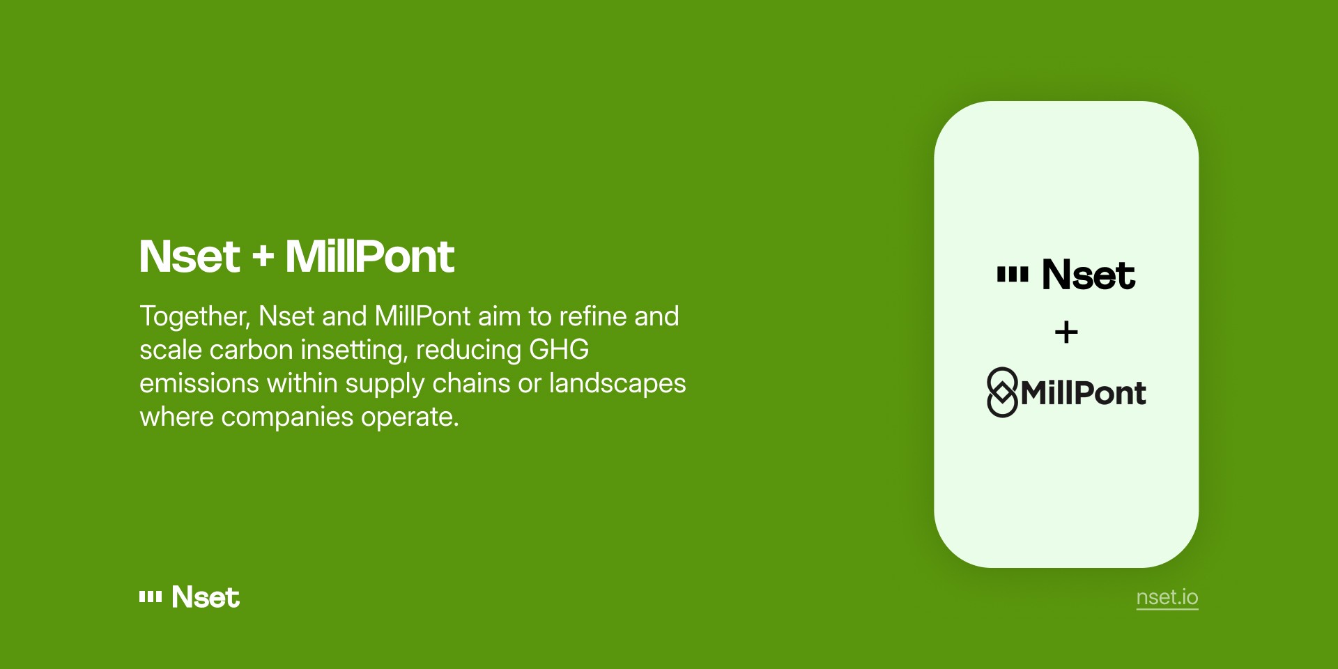 Nset and Millpont