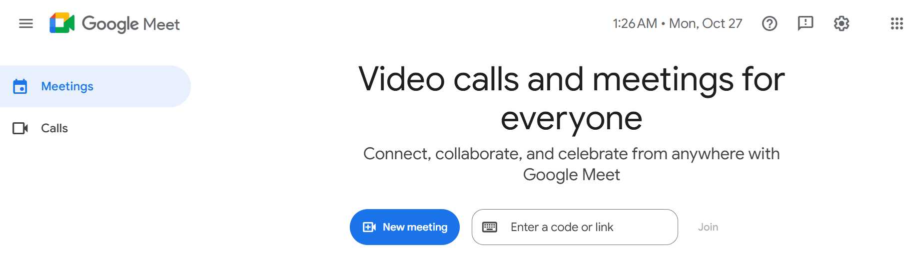 google meet - Remote Hiring Tools