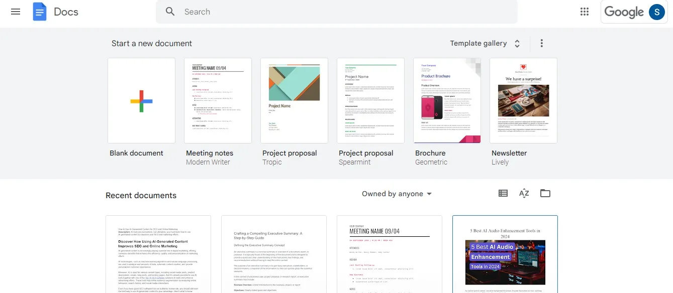 Google Docs simple flowchart tool with integration and free templates for quick designs.