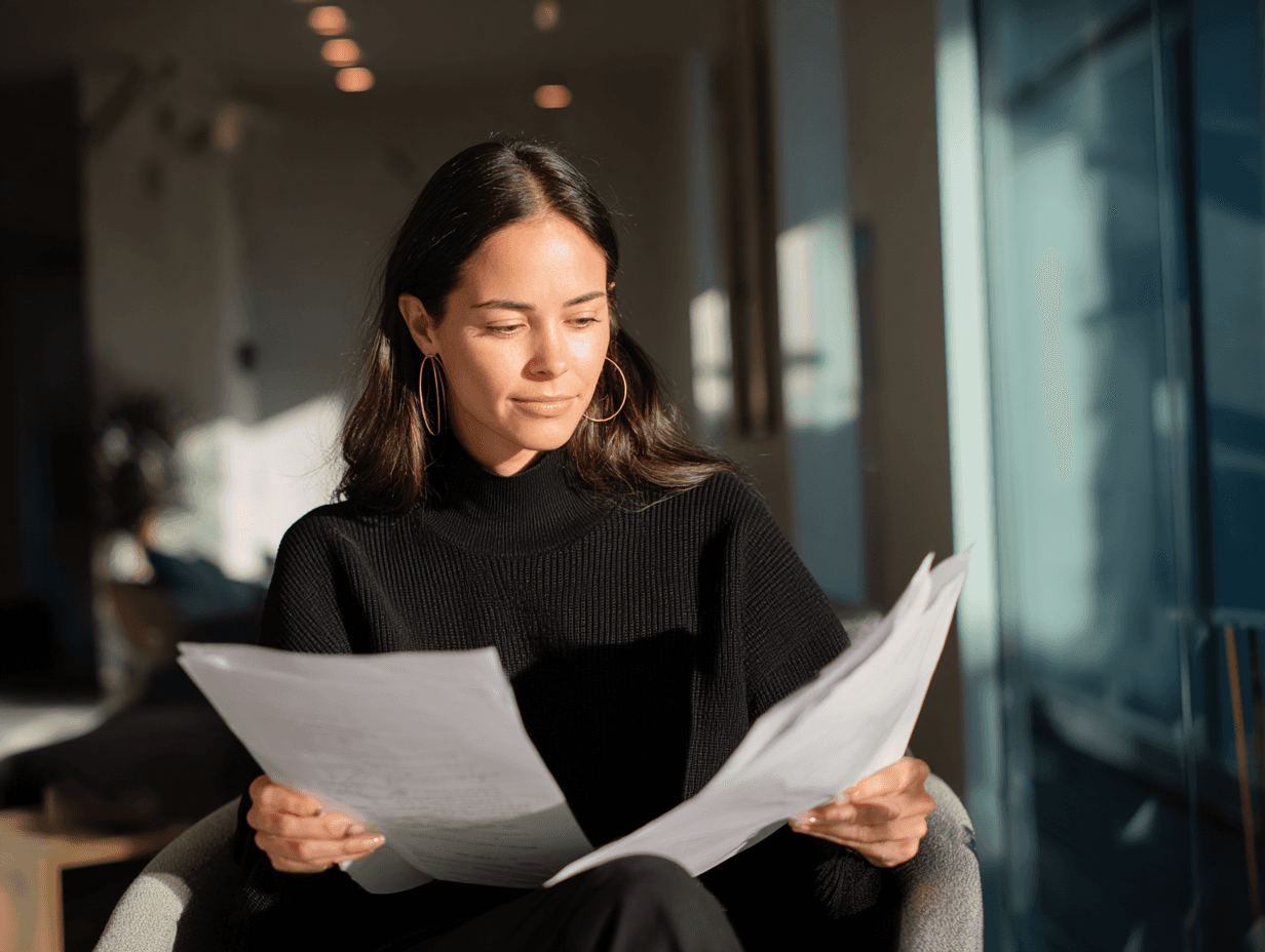 MedSpa owner comparing an agency report to real revenue and visit data on a laptop, illustrating how ClinicROI helps audit agency performance beyond surface metrics.