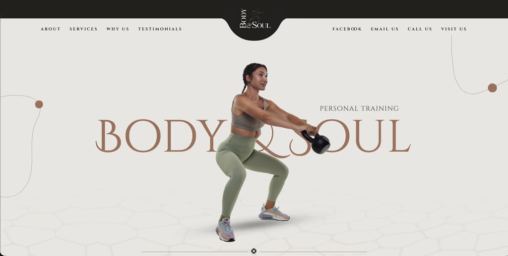 Modern service busines website design cincinnai