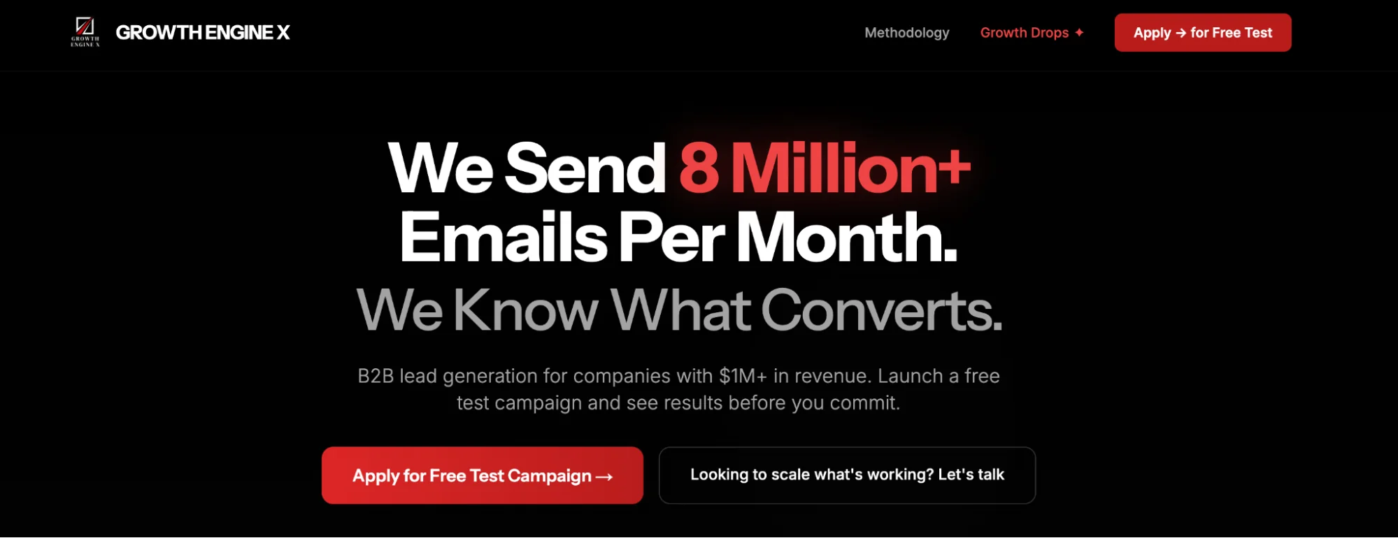 Growth Engine X: OneAway.io competitor for high-volume cold email