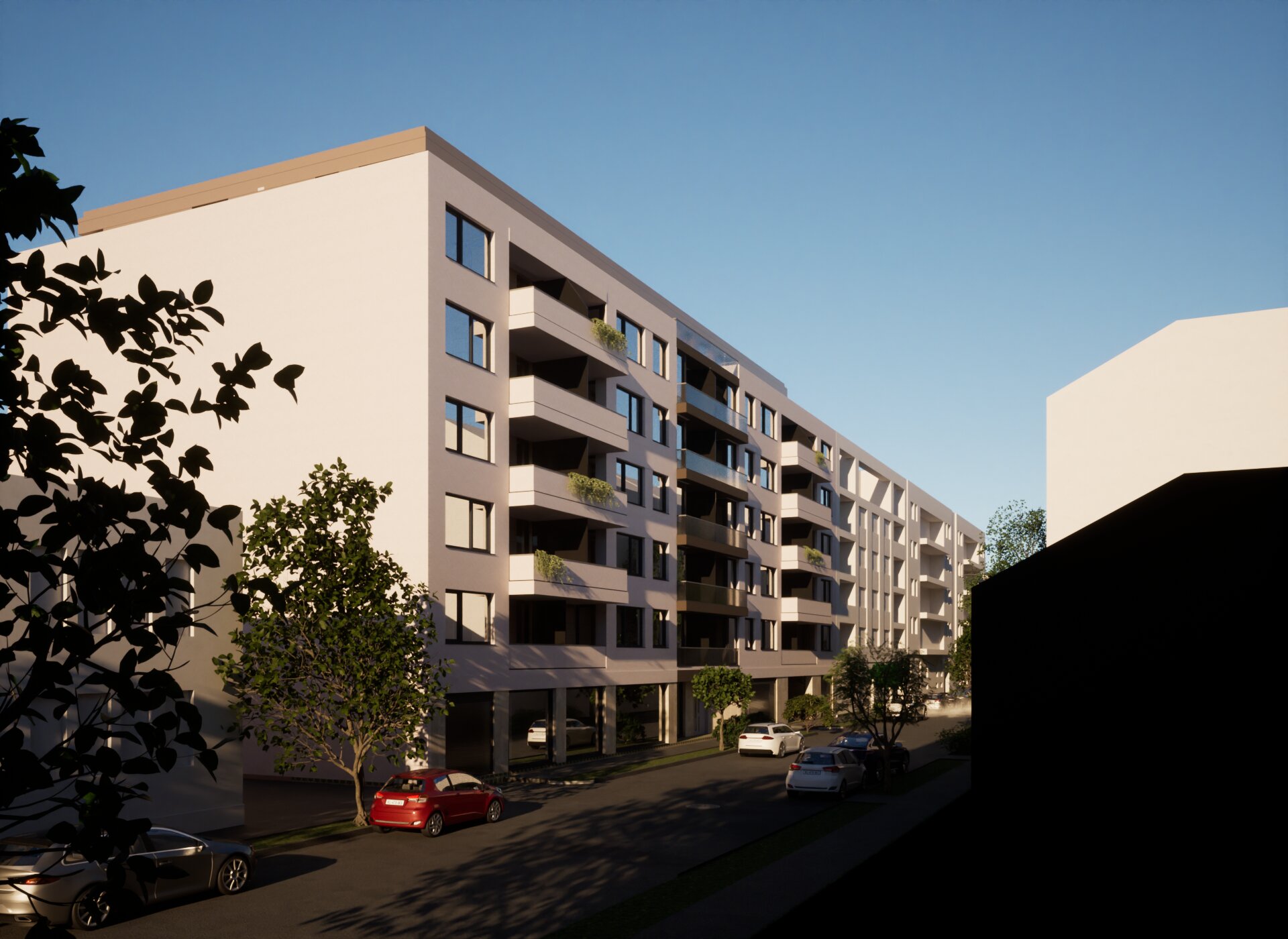 társasház látványterv