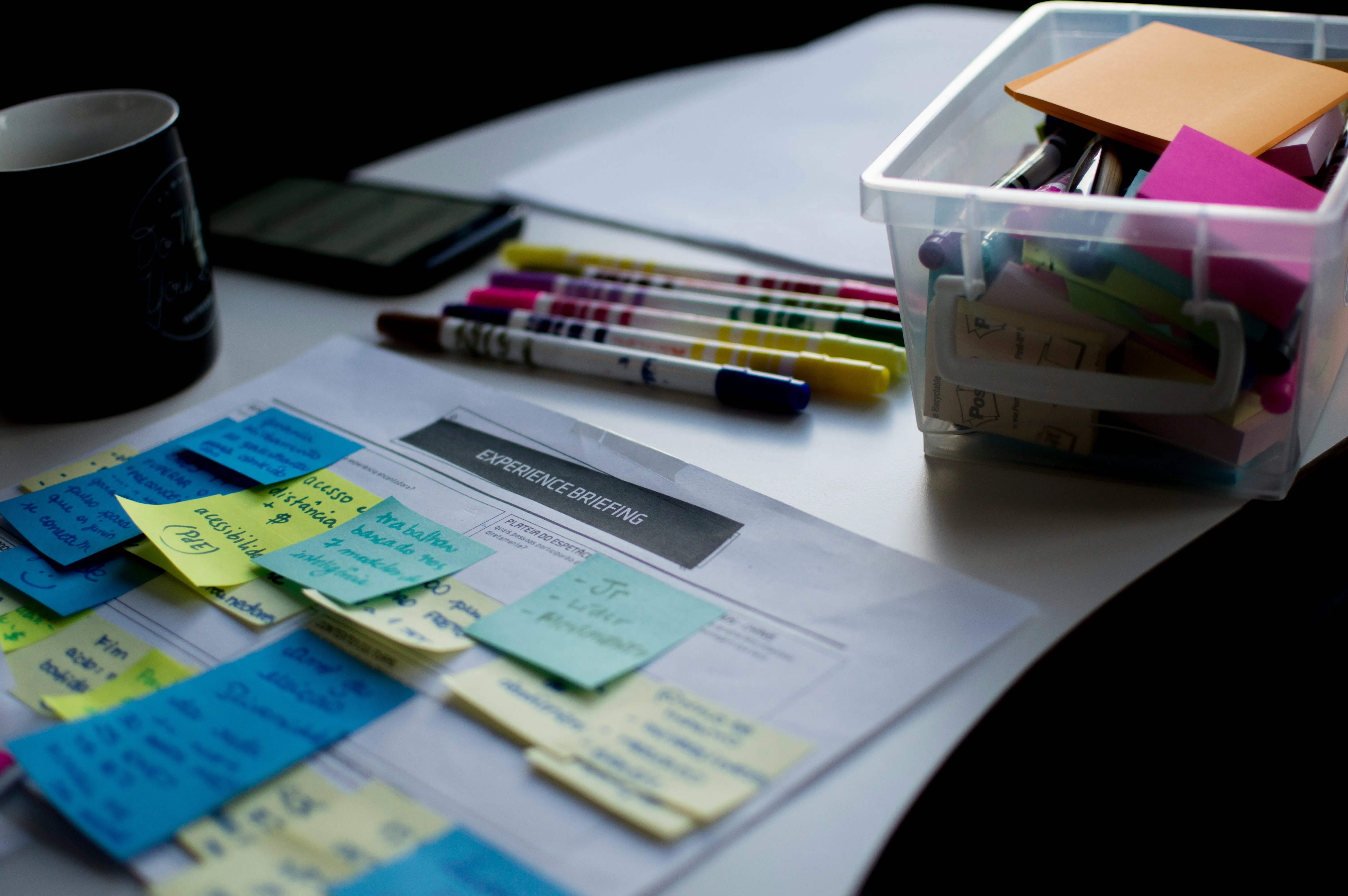 Image showing a screenshot of the Uber pitch deck cover with additional handwritten notes 