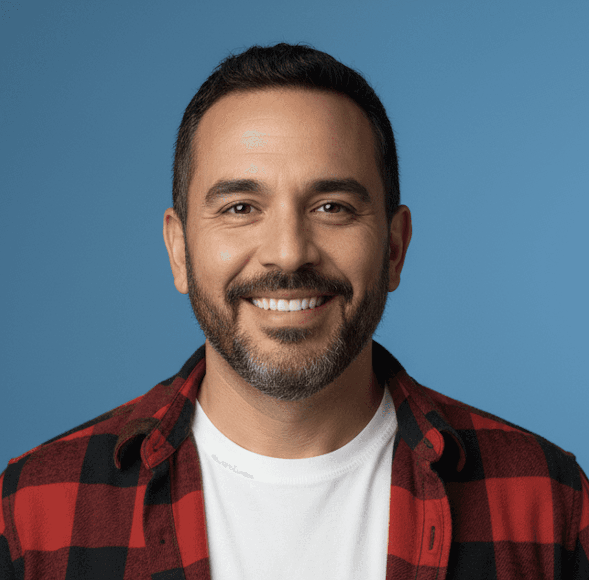 man smiling to the camera