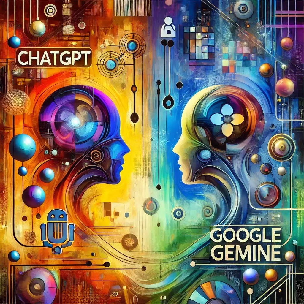 Comparativa entre ChatGPT y Google Gemini: Inteligencia Artificial, tecnología y competencia entre plataformas IA en 2024