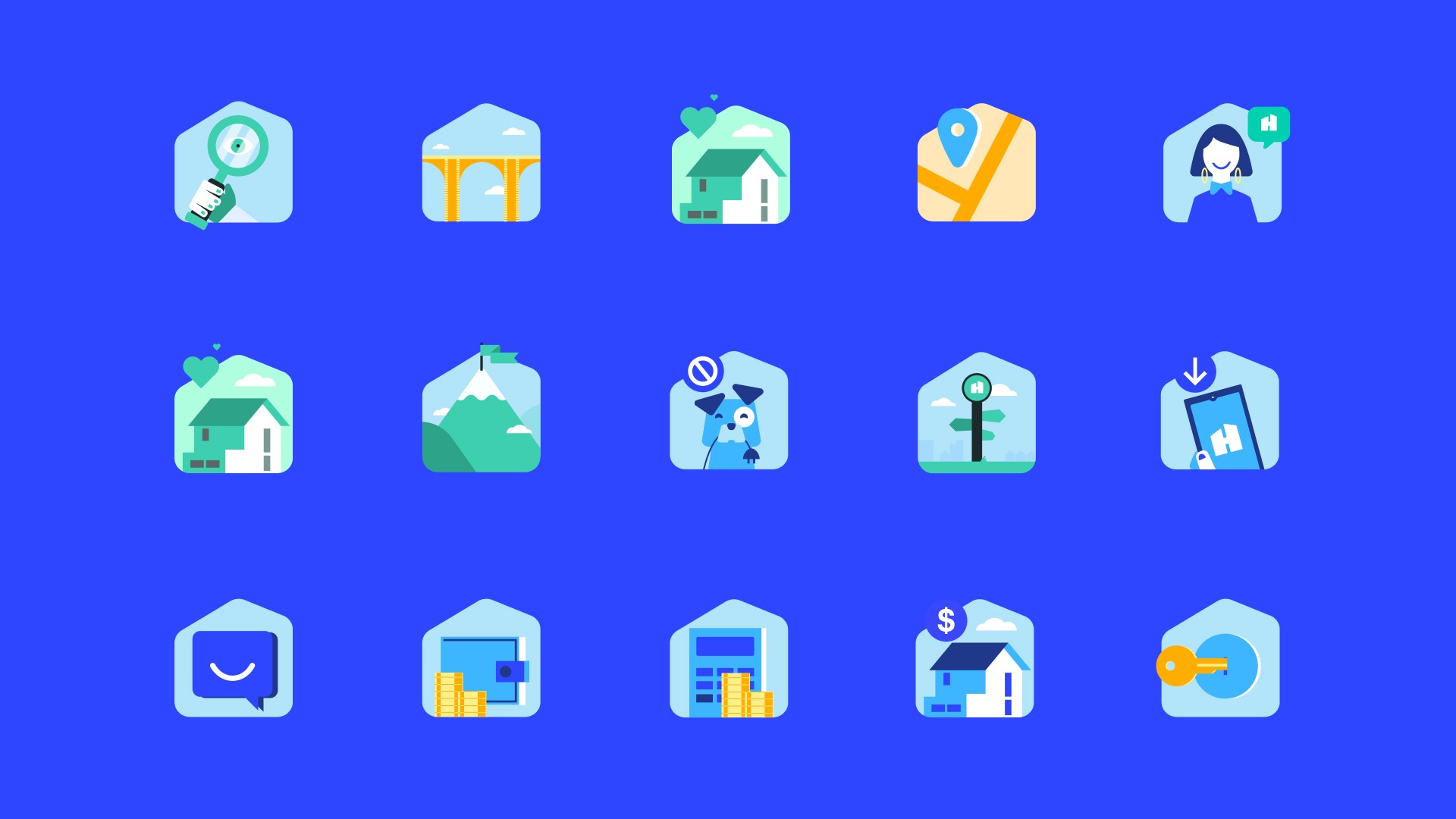 Hakuna uxui icon design La haus