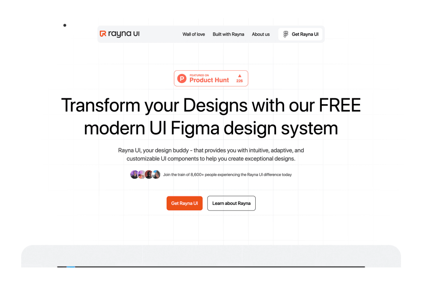 Raynaui figma UI design system