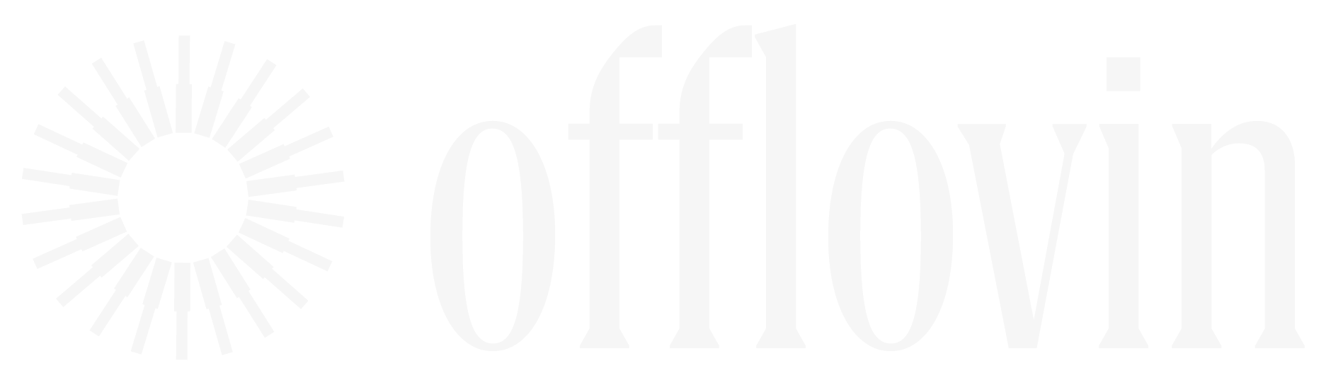 Offlovin logo in white