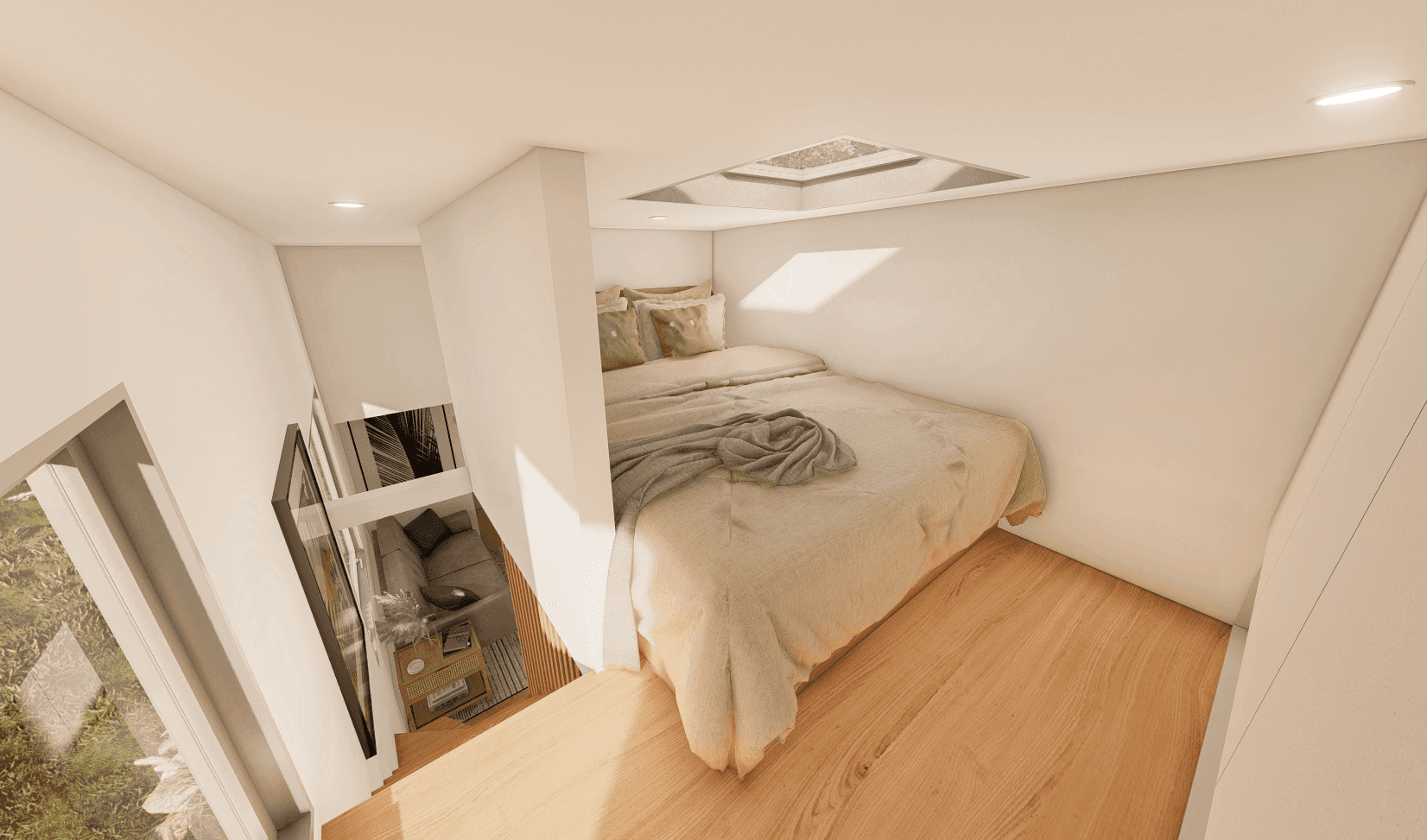 Tiny House Master bedroom