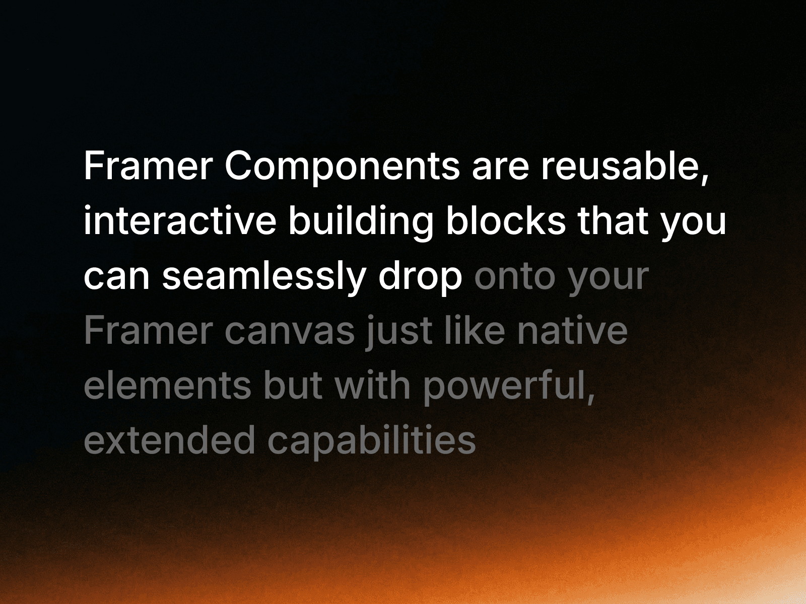 Text Reveal Marketplace component preview