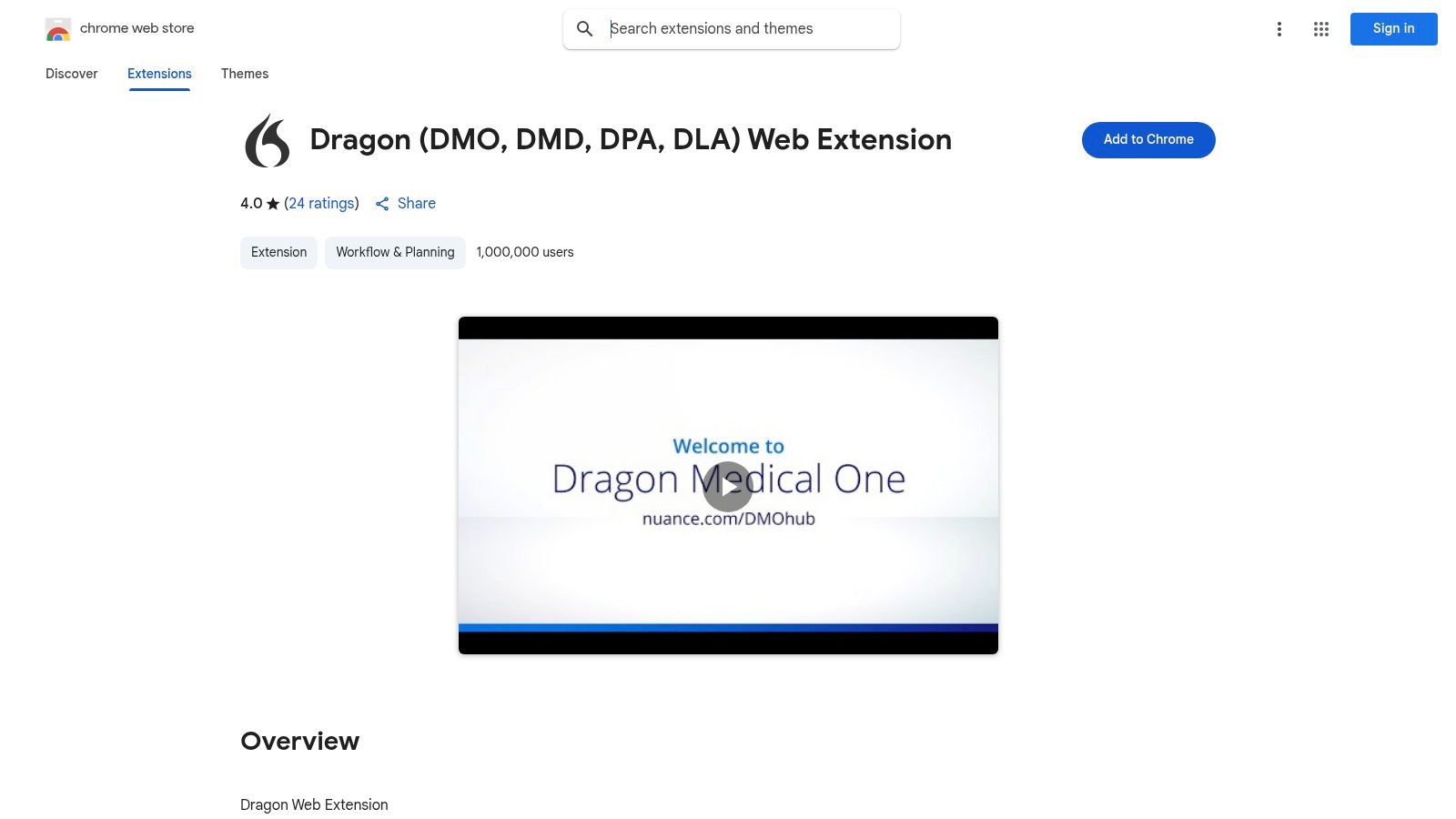 Nuance Dragon Web Extension