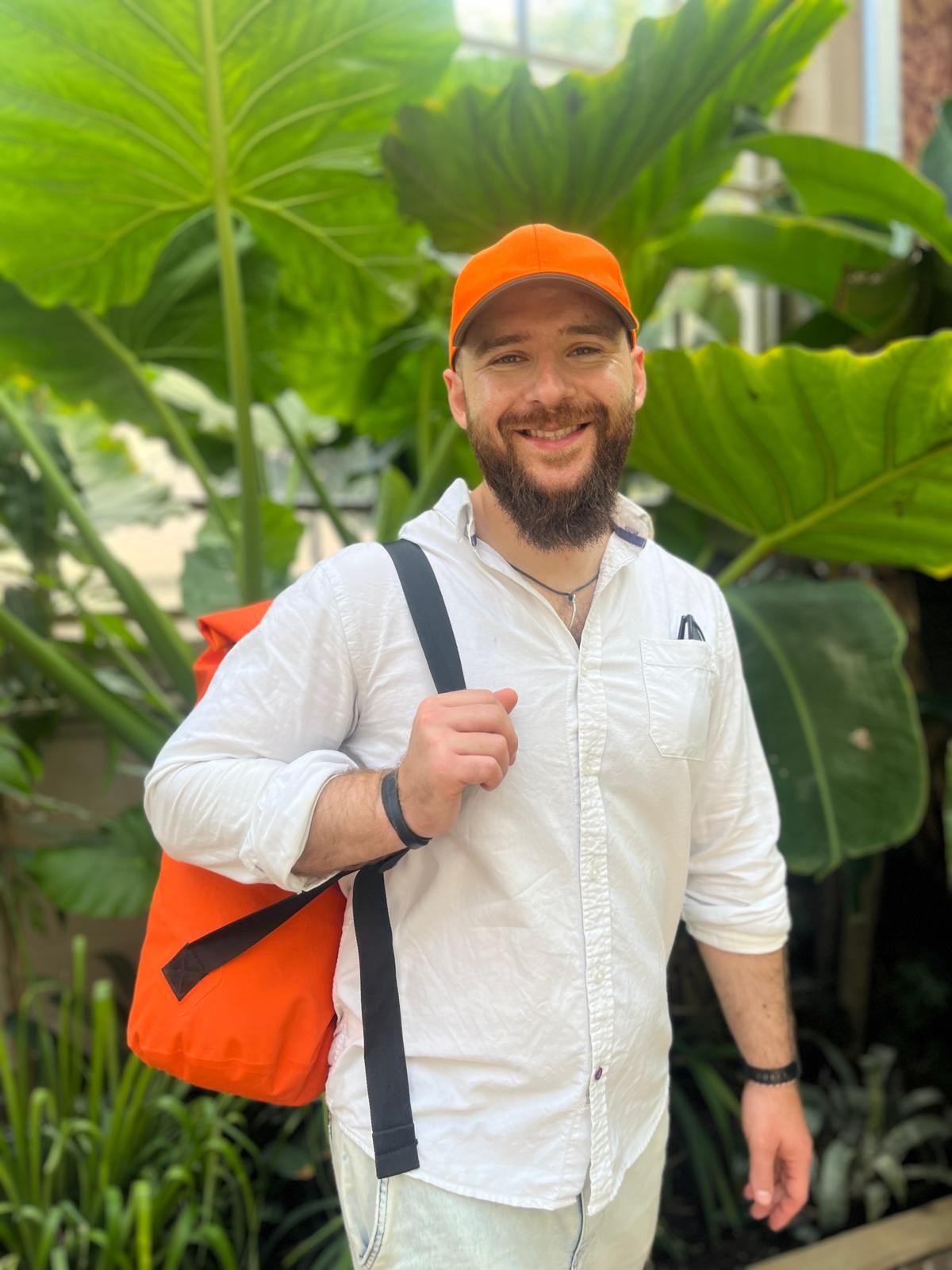 Portrait of portfolio creator – front view