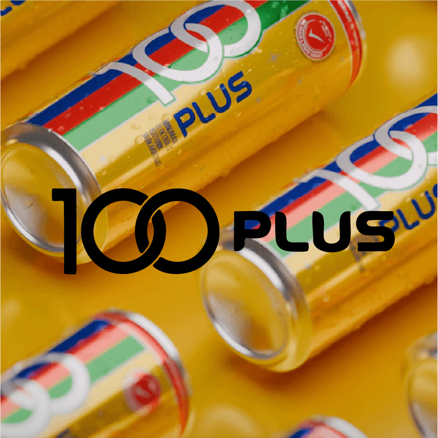 100Plus Logo with 3D Render
