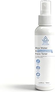 Soul Splash Rice Water & Niacinamide Face Toner – 120 ml | Brightening, Hydrating & Pore-Refining | For All Skin Types
