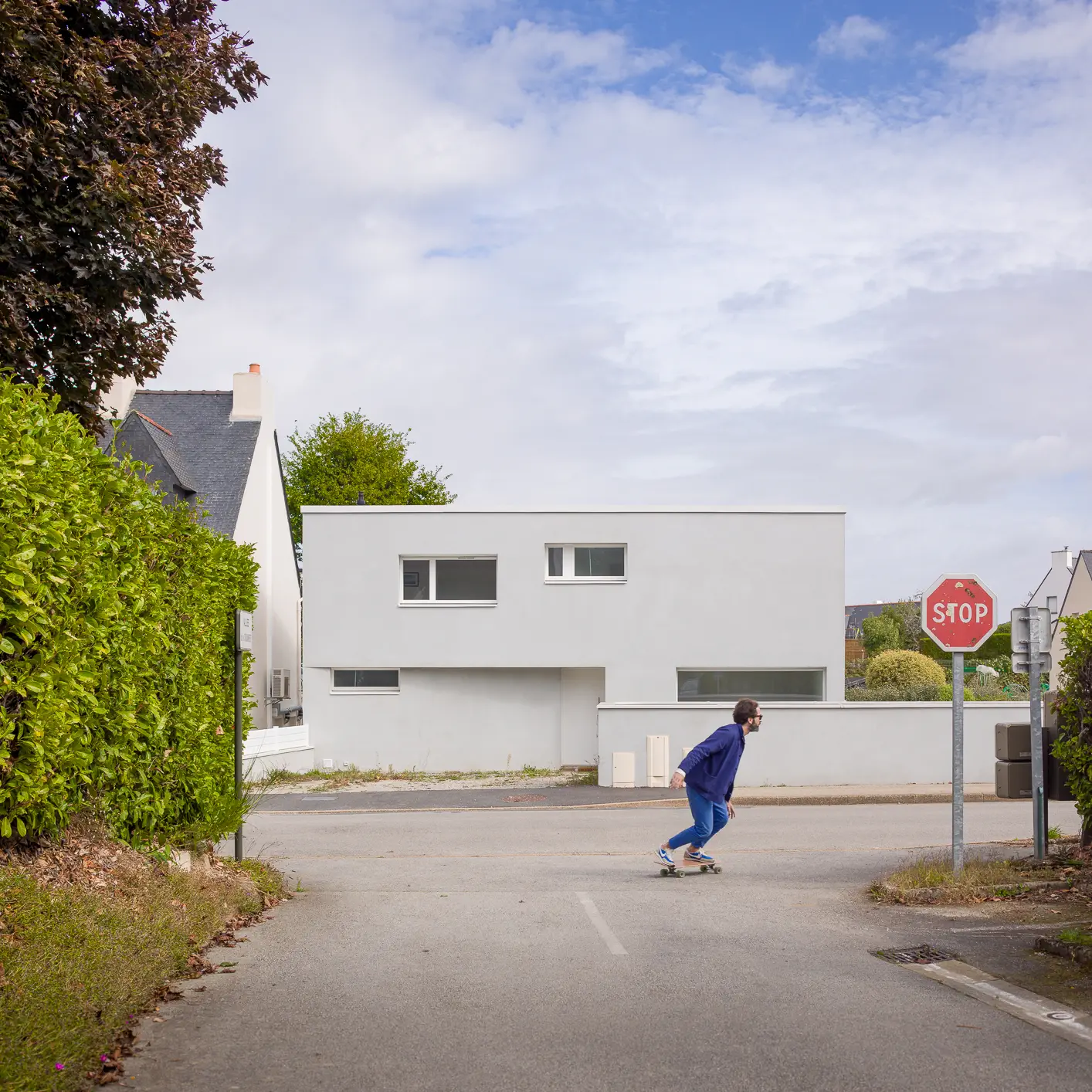 Maison contemporaine - Saint-Avé - façade